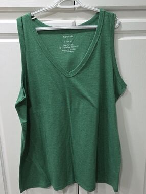 TORRID Girlfriend Signature Jersey V-neck Tank